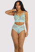 Eddie Crossover Wrap Bra Full Bust - Aqua